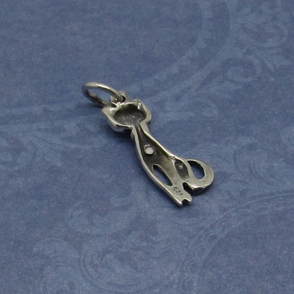 Sterling silver Cat charm - Picture 5 of 5